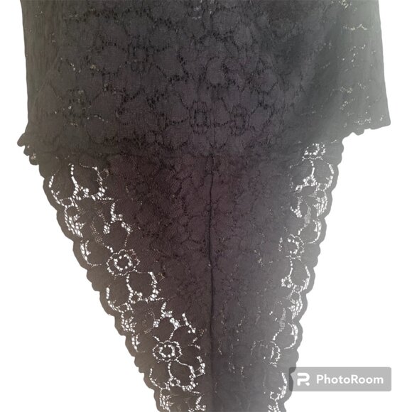 Victoria's Secret One Piece Lingerie - Halter Top - Women's Large Silk Lace - Picture 4 of 5